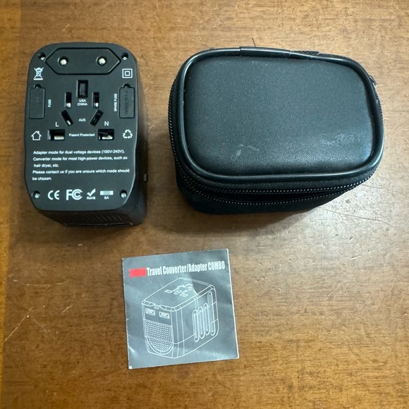 International Travel Adapter Voltage Converter Combo - Picture 2 of 2